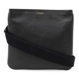 YVES SAINT LAURENT Black Leather Shoulder Bag